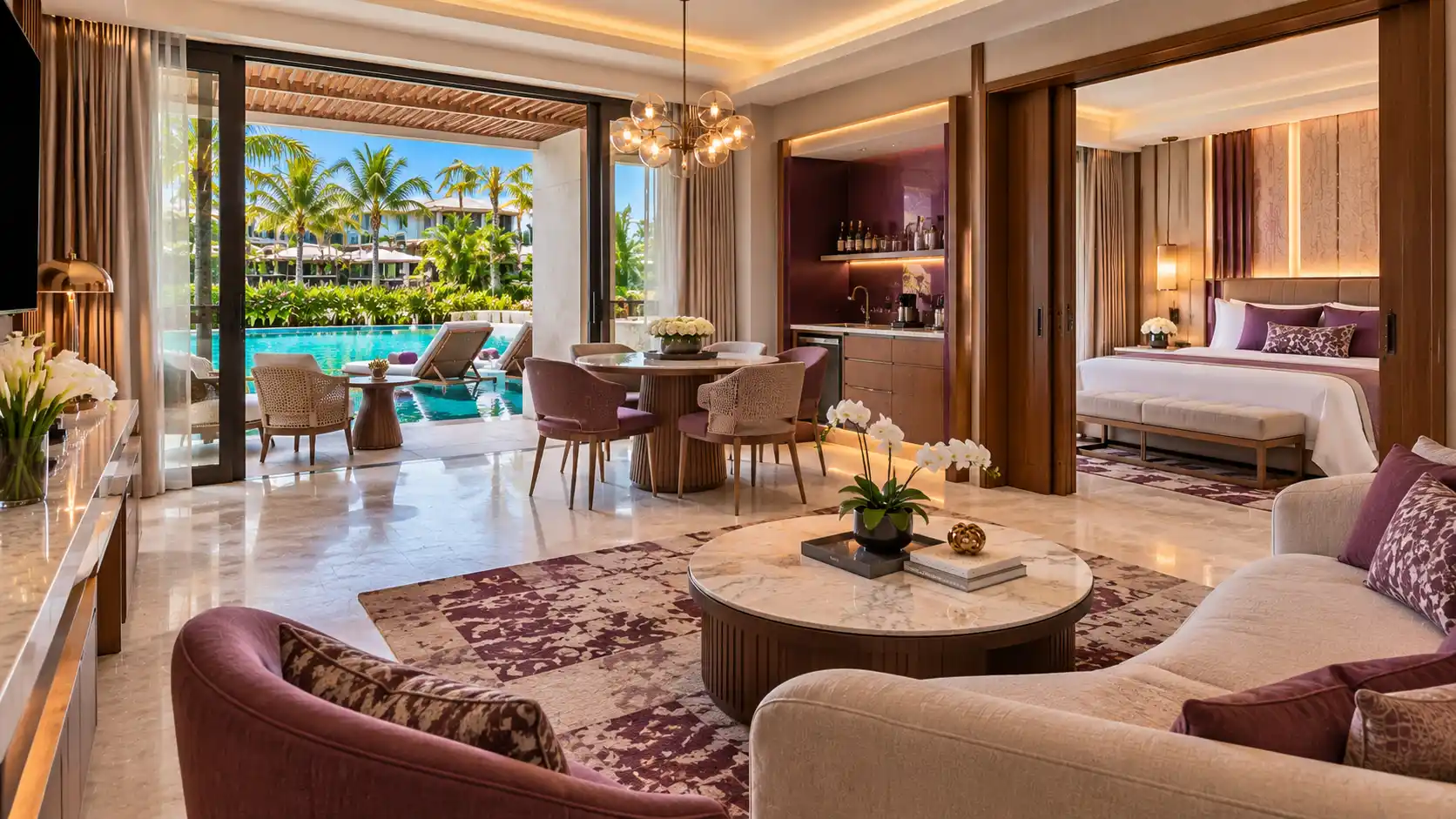 1 Bedroom Swim-Up Suite